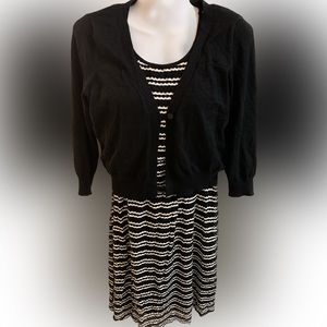 🤰🏼Motherhood Maternity Sleeveless Dress with Matching Cardigan